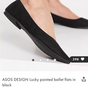 ASOS Black Flats